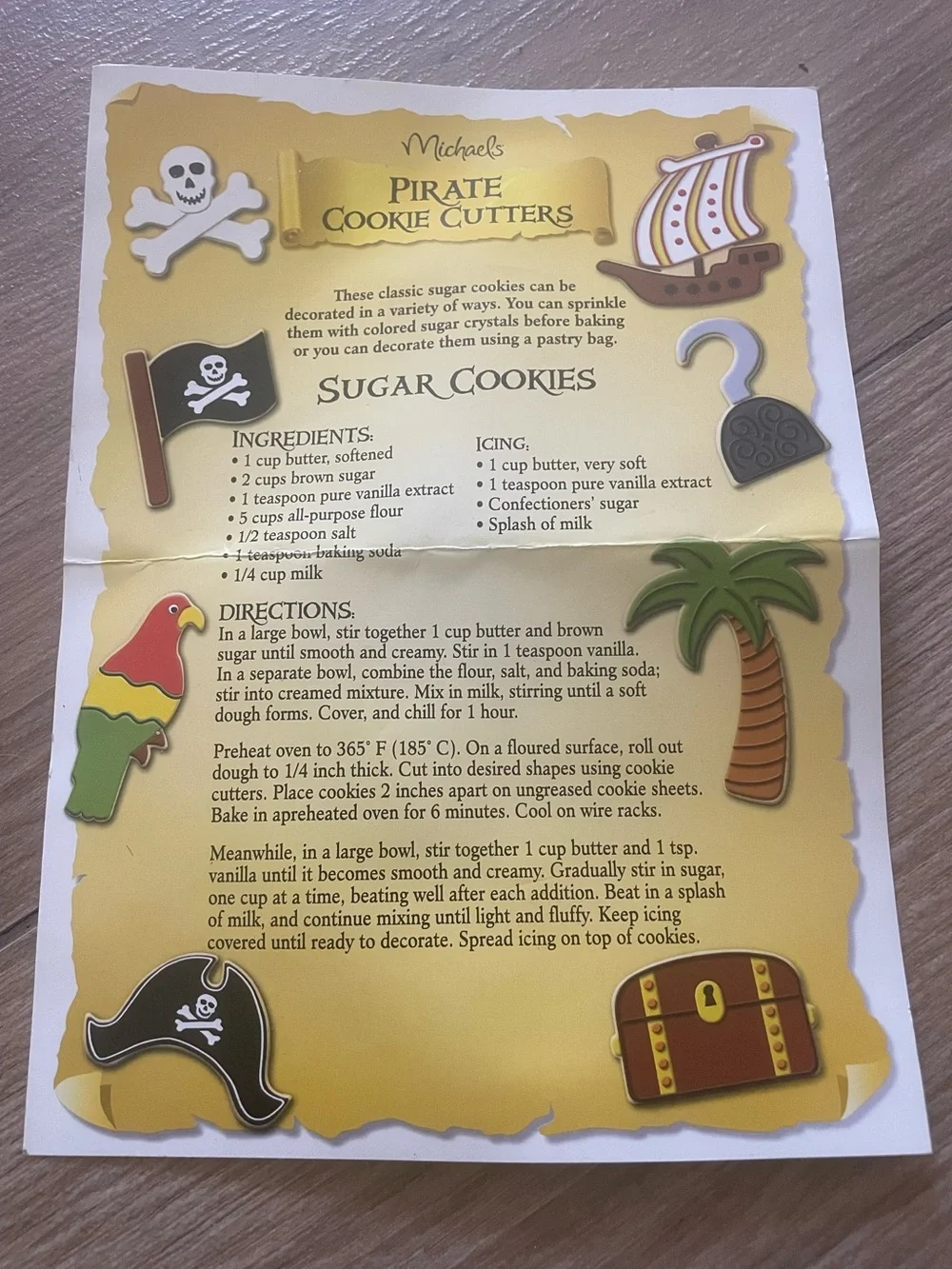 Pirate Cookie Cutters Set of 8
